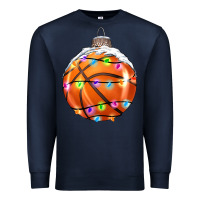 Navy Christmas Basketball Premium Sweatshirt - RanaPortraitStore