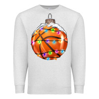Oatmeal Heather Christmas Basketball Premium Sweatshirt - RanaPortraitStore