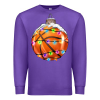 Purple Christmas Basketball Premium Sweatshirt - RanaPortraitStore