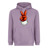 Lavender Christmas peace hand Heavyweight Hoodie - Jasminsmagicworld
