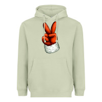 Matcha Christmas peace hand Heavyweight Hoodie - Jasminsmagicworld