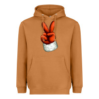 Meerkat Christmas peace hand Heavyweight Hoodie - Jasminsmagicworld