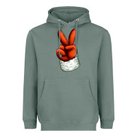 Sage Christmas peace hand Heavyweight Hoodie - Jasminsmagicworld