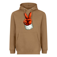 Toasted Coconut Christmas peace hand Heavyweight Hoodie - Jasminsmagicworld