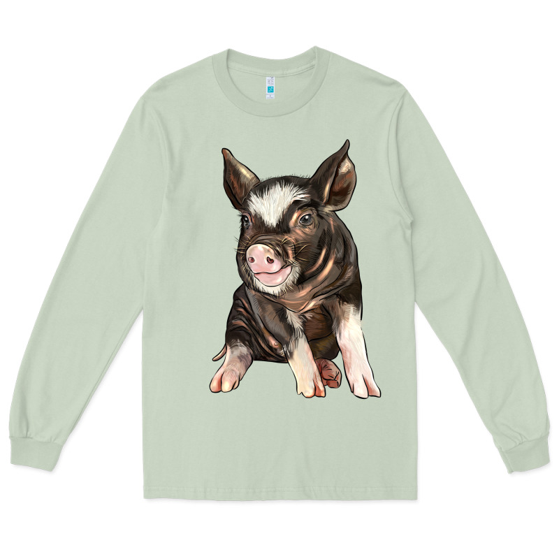 Baby Berkshire Pig Long Sleeve Tee by LillyAllenDesigns | Teevron