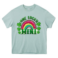 Arona st patrick's day one lucky mini Heavy Core Tee - RanaPortraitStore