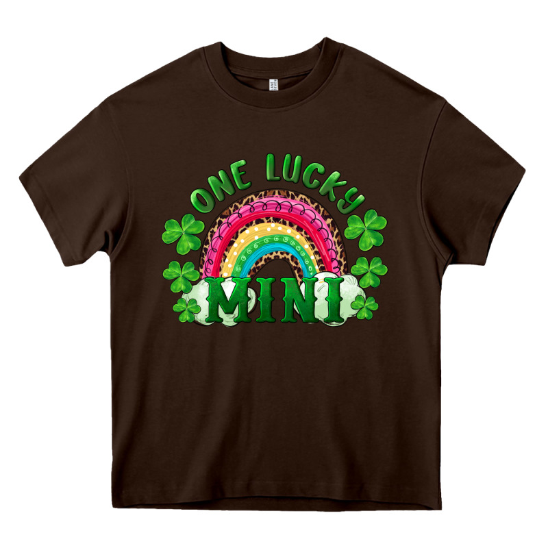 St Patrick's Day One Lucky Mini Heavy Core Tee by RanaPortraitStore | Teevron