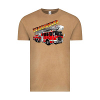 Vintage Camel firefighter fire truck Vintage Tee - Artiststas