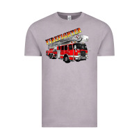 Vintage Zinc firefighter fire truck Vintage Tee - Artiststas