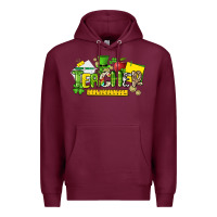Burgundy teacher st. patricks day Premium Hoodie - NancyCooperArtShop