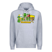 Heather Grey teacher st. patricks day Premium Hoodie - NancyCooperArtShop