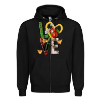 Black teacher love nca Zipper Hoodie - NancyCooperArtShop