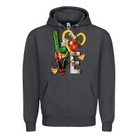 Smoke teacher love nca Zipper Hoodie - NancyCooperArtShop