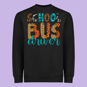 School Bus Driver Heavyweight Sweatshirt Designed By Artiststas