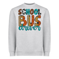 Heather Grey school bus driver Heavyweight Sweatshirt - Artiststas