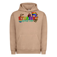 Pigment Burro Straight agains hate Urban Hoodie - CowGirlArtShop