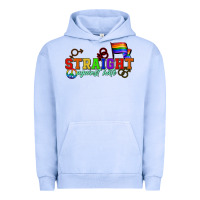 Pigment Grape Ice Straight agains hate Urban Hoodie - CowGirlArtShop