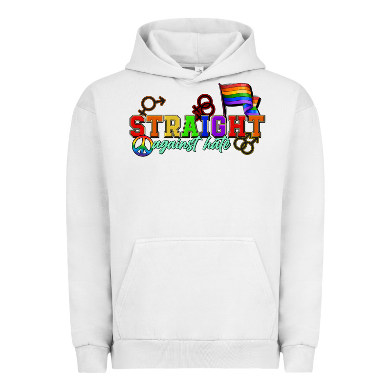 Straight Agains Hate Urban Hoodie by CowGirlArtShop | Teevron