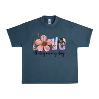 Midnight Navy love all day every day Urban Heavy Tee - Artiststas