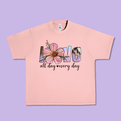 Love All Day Every Day Urban Heavy Tee Designed By Artiststas