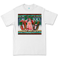White joy pig Premium Tee - RanaPortraitStore