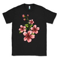 Black pink flowers hibiscus Classic Tee - Jasminsmagicworld