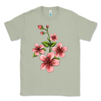 Matcha pink flowers hibiscus Classic Tee - Jasminsmagicworld