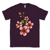 Plum pink flowers hibiscus Classic Tee - Jasminsmagicworld