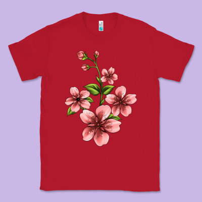 Pink Flowers Hibiscus Classic Tee Designed By Jasminsmagicworld