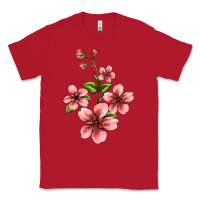 Red pink flowers hibiscus Classic Tee - Jasminsmagicworld
