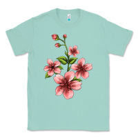 Seafoam pink flowers hibiscus Classic Tee - Jasminsmagicworld