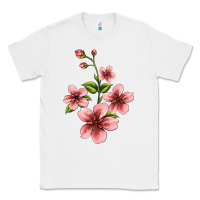 White pink flowers hibiscus Classic Tee - Jasminsmagicworld