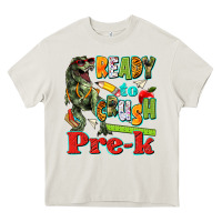 Cream ready to crush pre k Heavy Core Tee - texasbilliewilder