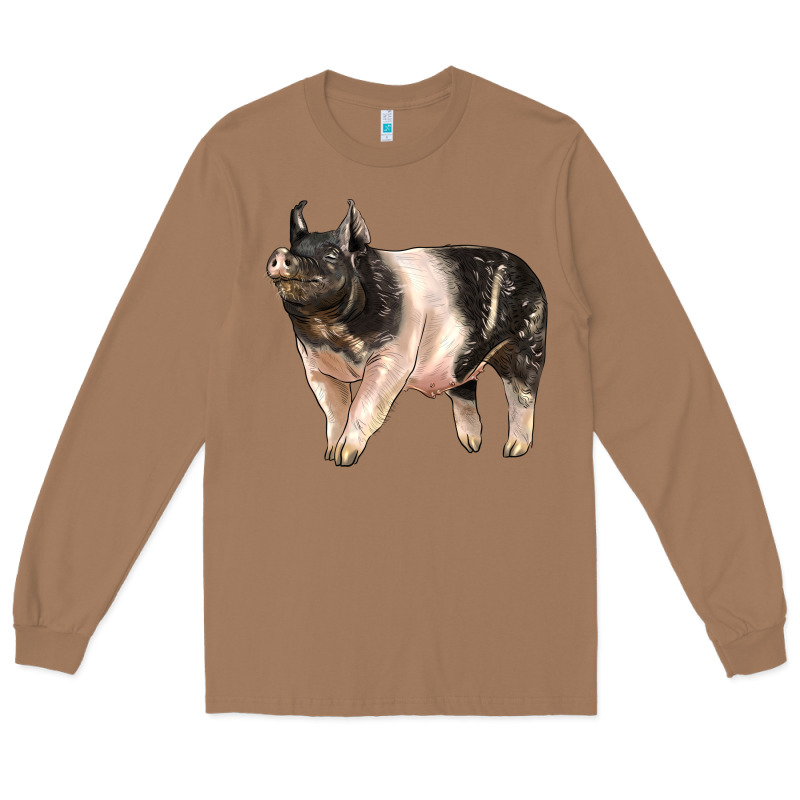Hampshire Pig Long Sleeve Tee by LillyAllenDesigns | Teevron