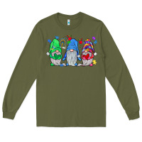Army Green autism gnome Long Sleeve Tee - JahusDesignShop