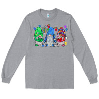 Heather Grey autism gnome Long Sleeve Tee - JahusDesignShop