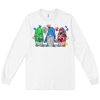 White autism gnome Long Sleeve Tee - JahusDesignShop