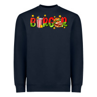 Navy burger with coke and stars Heavyweight Sweatshirt - AdoDesignShop