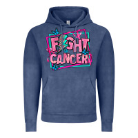 Vintage Denim fight cancer Vintage Hoodie - AdoDesignShop