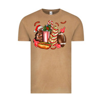 Vintage Camel Christmas tree cake American football  ball and hot dogs ado Vintage Tee - AdoDesignShop