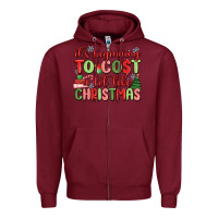 Burgundy it's beginning to cost a lot like christmas Zipper Hoodie - MaliasSmallBusiness