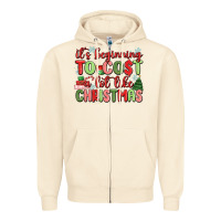 Sandshell it's beginning to cost a lot like christmas Zipper Hoodie - MaliasSmallBusiness