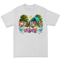 Dove Grey camping vibes Premium Tee - Zillion Design Studio