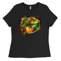 Black juneteenth lips Ladies Tee - Zillion Design Studio