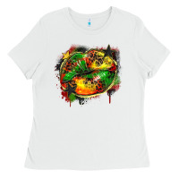 White juneteenth lips Ladies Tee - Zillion Design Studio