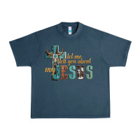 Midnight Navy let me tell you about my jesus Urban Heavy Tee - Artiststas