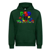 Forest Green Dad of warrior Urban Hoodie - CowGirlArtShop