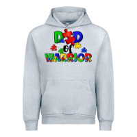 Heather Grey Dad of warrior Urban Hoodie - CowGirlArtShop