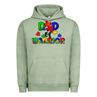 Pigment Oil Green Dad of warrior Urban Hoodie - CowGirlArtShop