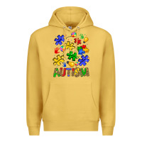 Antique Gold autism Premium Hoodie - JahusDesignShop